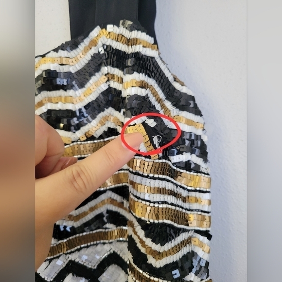 Veronica Beard Meryl Sequined Crepe De Chine Mini Dress - Picture 7 of 9